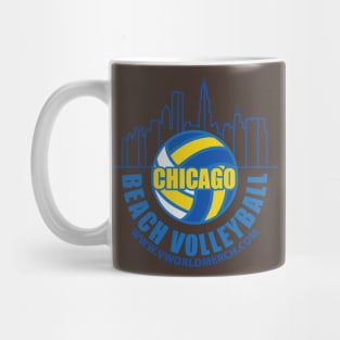 Chicago Beach Volleyball B Mug